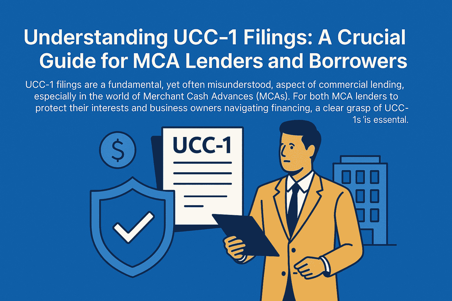 Understanding UCC-1 Filings: A Crucial Guide for MCA Lenders and Borrowers